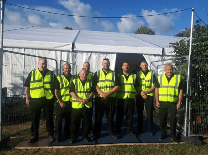 The Breheny Security team at an event
